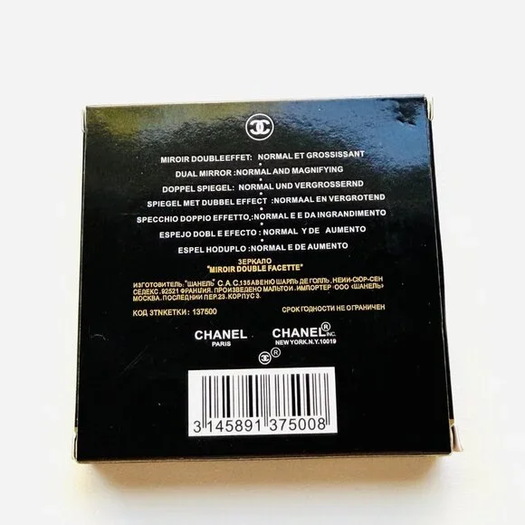 3888 CHANEL DOUBLE MIRROR MAKEUP MIRROR COMPACT - Picture 6 of 7